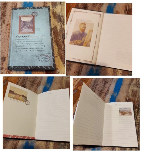 VAN GOGH PAINTINGS  -  бележник 128 листа 188х126мм BLUE