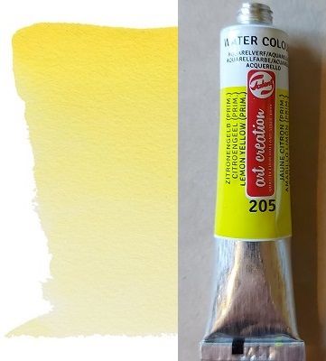 TALENS WATERCOLOUR  tube - Aкварел тубичка # Лимонена Жълта 