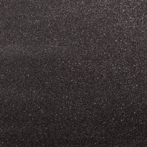 Self-adhesive Glitter paper 160g 30,5x30,5cm Black-Silver - СЗЛ Глитер картон, Черно-Сребро