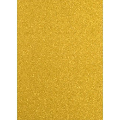 Florence • Glitter paper A4 250g Yellow gold - Глитер картон 250 гр. А4