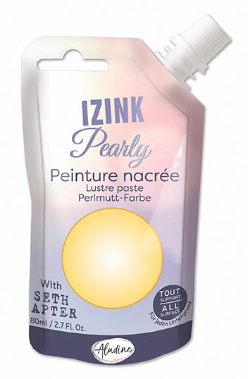 IZINK PEARLY PAINT by Seth Apter - Универсална перлена боя  80мл - Butter Haze