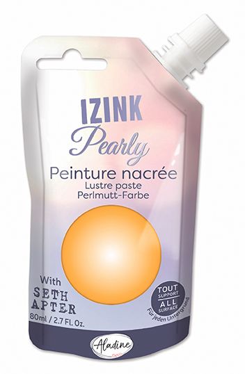 IZINK PEARLY PAINT by Seth Apter - Универсална перлена боя  80мл - Sunlight