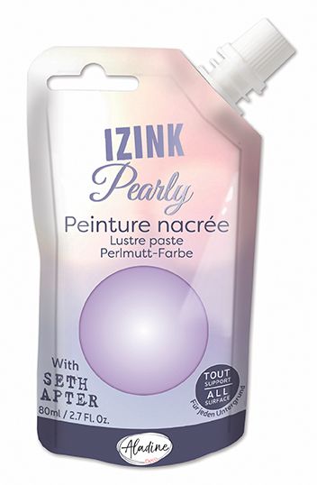 IZINK PEARLY PAINT by Seth Apter - Универсална перлена боя  80мл - Smokey Lilac 