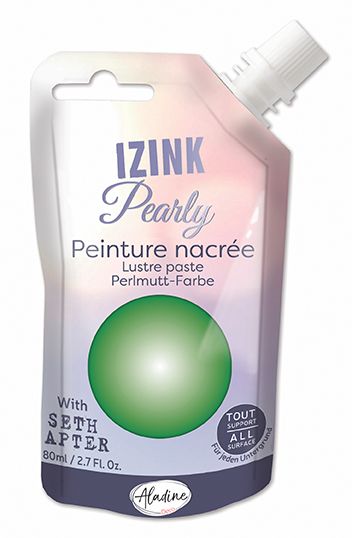 IZINK PEARLY PAINT by Seth Apter - Универсална перлена боя  80мл - Jade