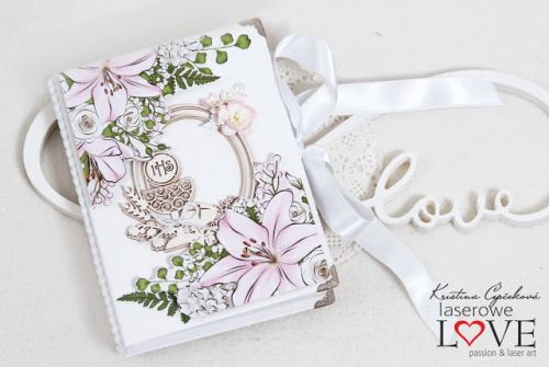 Laserowe LOVE, Paper - Lily Flower  03 - Дизайнерски двустранен картон 30,5 х 30,5 см. 