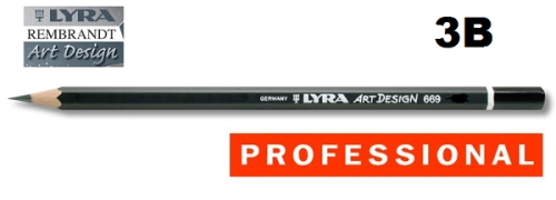 LYRA REMBRANDT ART DESIGN - Дизайнерски графитен молив 3B