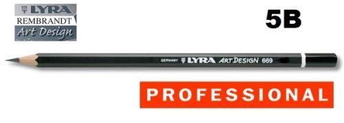 LYRA REMBRANDT ART DESIGN - Дизайнерски графитен молив 5B