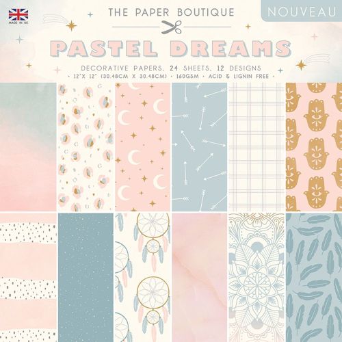 The Paper Boutique • Pastel dreams decorative papers 12x12