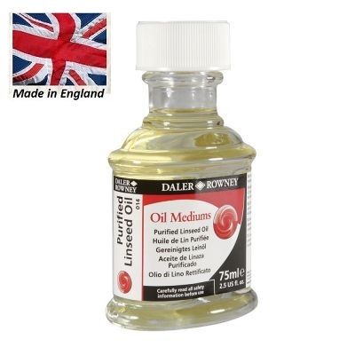 DALER & ROWNEY, PurifiIed Linseed Oil - Пречистено ленено масло 75мл