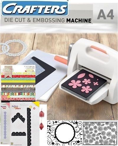 #  MASTER CUT MACHINE A4 KIT - Машина за изрязване , релеф и печат  A4 + папки, щанци, картони