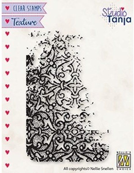 Nellie Snellen • Motive Clear Stamps Texture French Lilies - Дизайн силиконов печат