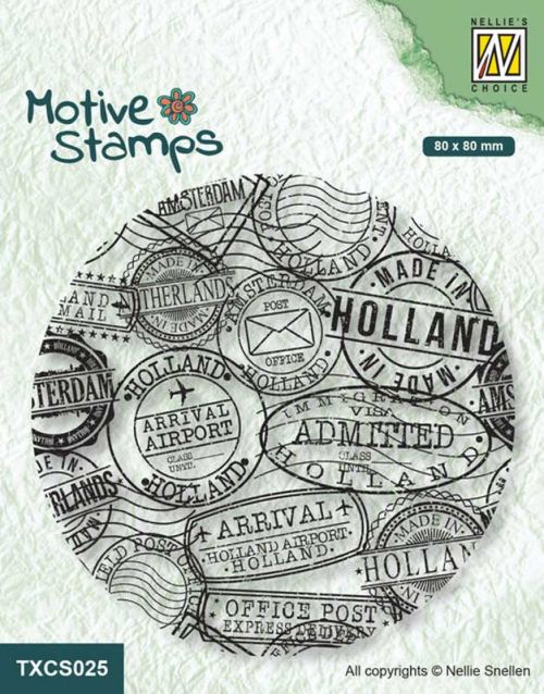 Nellie Snellen • Motive Clear Stamps Postmarks - Дизайн силиконов печат