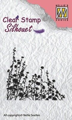 Nellie Snellen • Silhouet Spring Clear Stamps Flowers - Дизайн силиконов печат