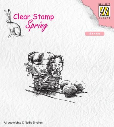 Nellie Snellen • Spring Clear Stamps Easter-Eggs - Дизайн силиконов печат