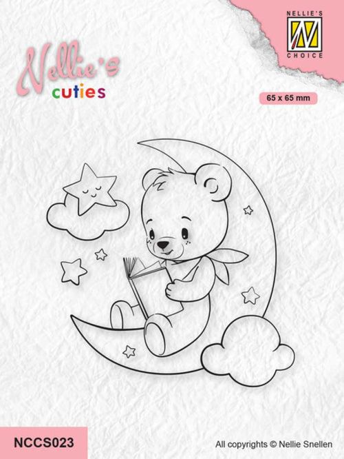 Nellie Snellen • Nellie's Cuties Clear Stamp Bedtime Stories - Дизайн силиконов печат