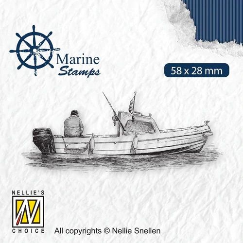 Nellie Snellen • Marine Clear Stamps Boat - Дизайн силиконов печат