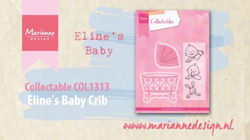 Marianne Design • Collectables snij- embosstencil Eline's Ba - Шаблон за рязане, ембос и печат 