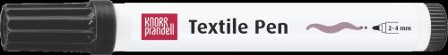 Маркер за текстил 2-4мм за светла основа - Черно - Textile Pen thick 2-4 mm. Blacк