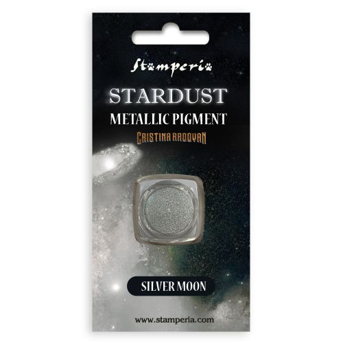 Сух пигмент , Сребро - Stardust Metallic Pigment Silver Moon 0,5g