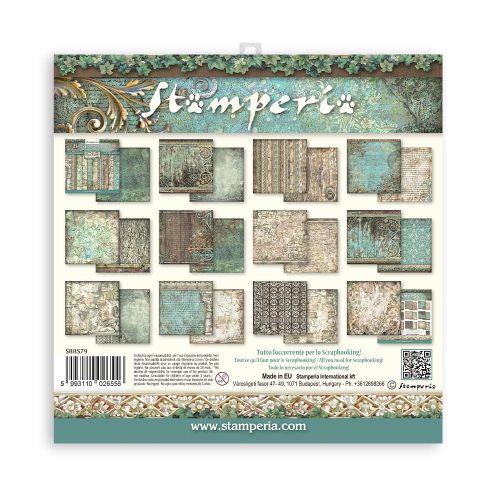 STAMPERIA, Magic Forest Backgrounds 8x8 Inch Paper Pack
