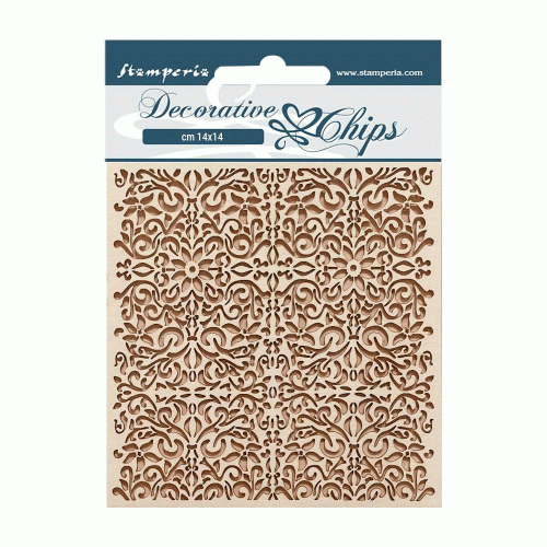 Decorative Chips Vintage Library - Чипборд 3D елементи 14 х 14 см.