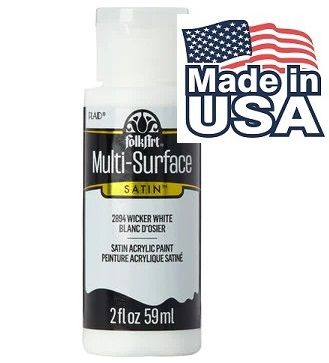 MULTISURFACE USA 59 ml WICKER WHITE - Фин акрил за всякаква повърхност, 59мл.