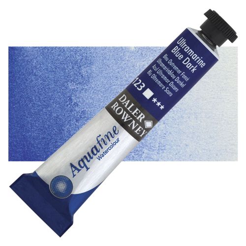 Watercolour Daler Rowney Aquafine  - ULTRAMARINE BLUE DARK 123