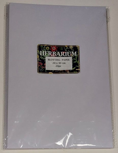 BLOTTING PAPER HERBARIUM  20 x 30 cm - Пакет 20л попивателна и подложна хартия за мастила и хербарий 