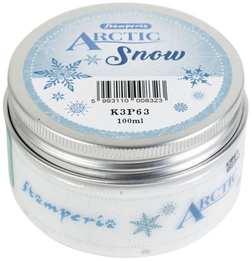 Arctic Snow White paste - Акрилен гел паста - 100 мл. Бяла глитер