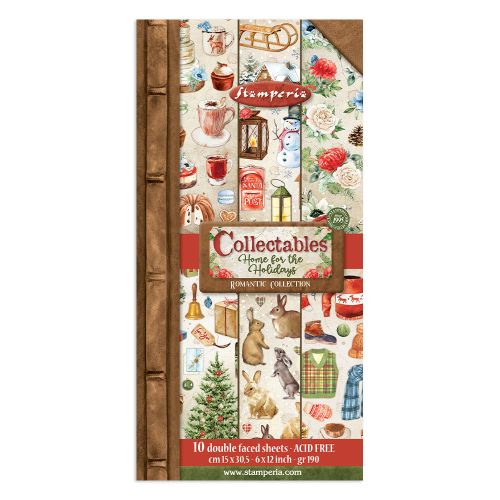 Collectables 10 sheets 15x30,5 (6”x12”) - Romantic Home for the holidays