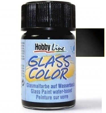 KREUL Glass Color Transparent - Прозрачна боя за стъкло, 20 мл. - BLACK