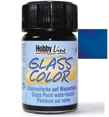 KREUL Glass Color Transparent - Прозрачна боя за стъкло, 20 мл. - DARK BLUE