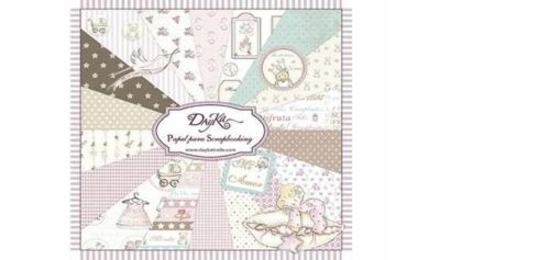 Niña 8x8 Inch Paper Pad 24 double sided papers, 24 designs.