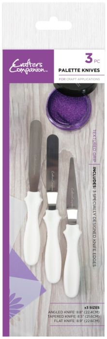 CRAFTERS PALETTE KNIVES 3pc - Метални шпатули за декориране комплект 3бр 