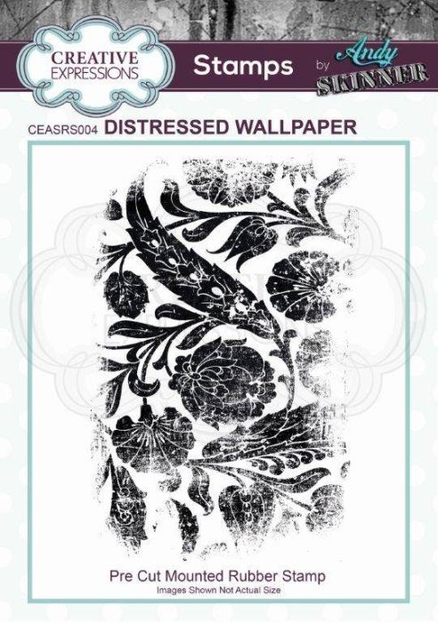 Creative Expressions • Pre Cut Rubber Stamp Andy Skinner Wallpaper