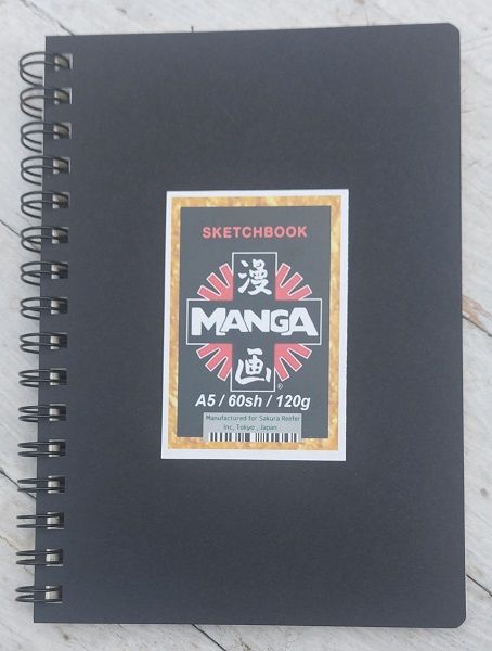 MANGA SKETCHBOOK A5  -  Скечбук за графика и Манга A5 60л 