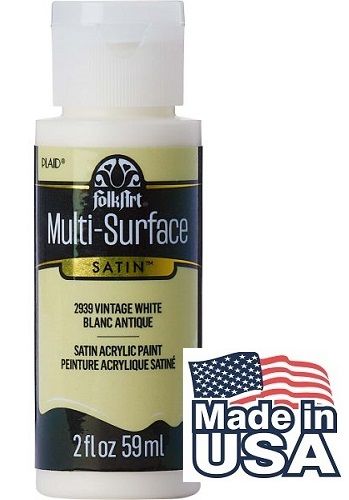 Multi-Surface Satin • Vintage White - Декорфин акрил за всякаква повърхност, 59мл.