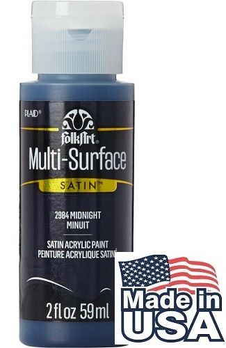 Multi-Surface Satin • Midnight  Blue - Декорфин акрил за всякаква повърхност, 59мл.