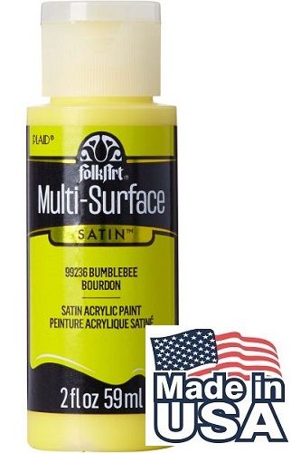 Multi-Surface Satin Acrylic Paints - Bumblebee