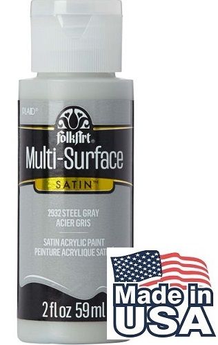 Multi-Surface Satin • Steel Gray - Декорфин акрил за всякаква повърхност, 59мл.
