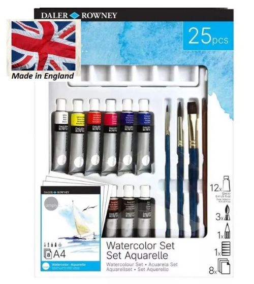 DALER ROWNEY SIMPLY WATERCOLOURS 24