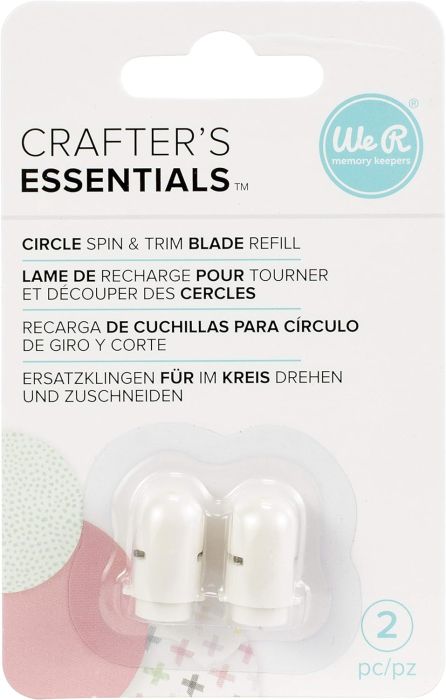 WRMK, Circle Spin & Trimmer Refill Blades 2Pieces - Резервни ножчета за тример за изрязване на кръгове