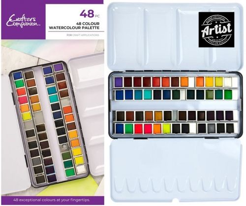 Crafter's Companion - 48 Colour Watercolour Palette