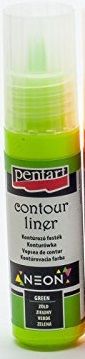 PENTART- Contour liner, Neon green