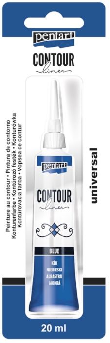 PENTART- Contour liner, Blue