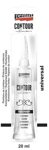 PENTART- Contour liner, Transparent