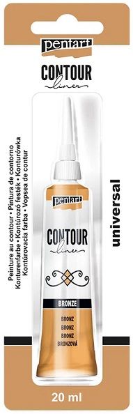 PENTART- Contour liner, Bronze