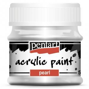 PENTART - acrylic paint - Pearl White