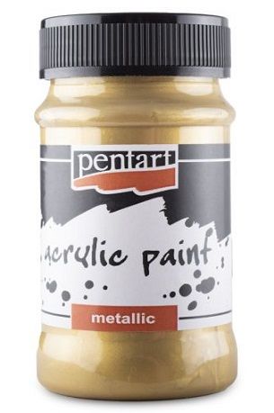 PENTART - acrylic paint - Pearl Antique Gold