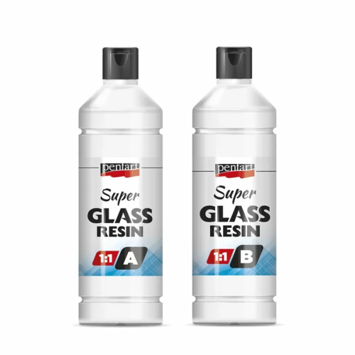 PENTART - SUPER GLASS RESIN SET 2 x 125 ml.